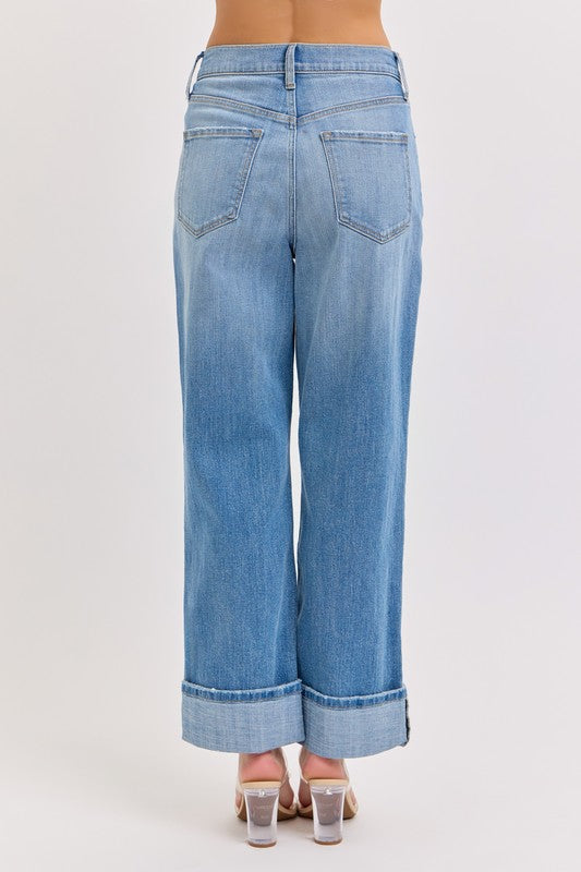 Cuffed Denim