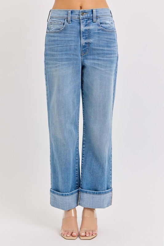 Cuffed Denim