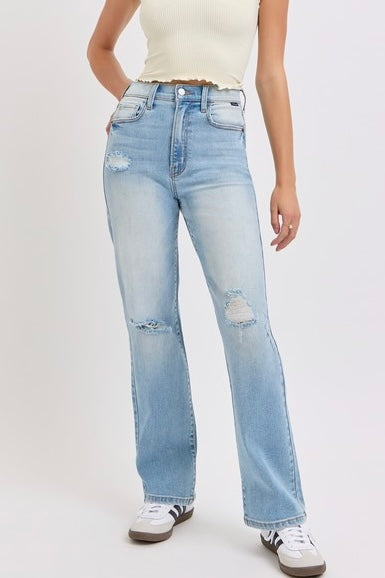 Distressed Straight Leg