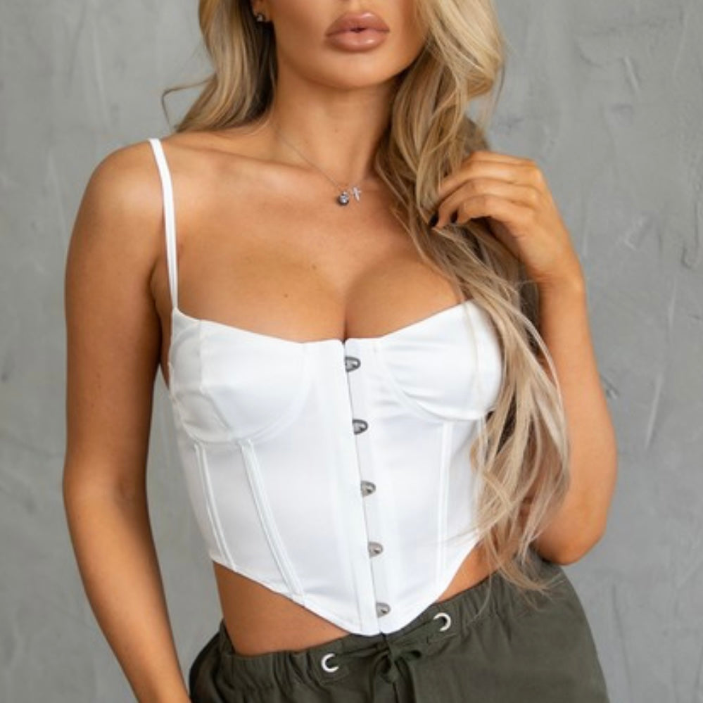 Silk Corset Top