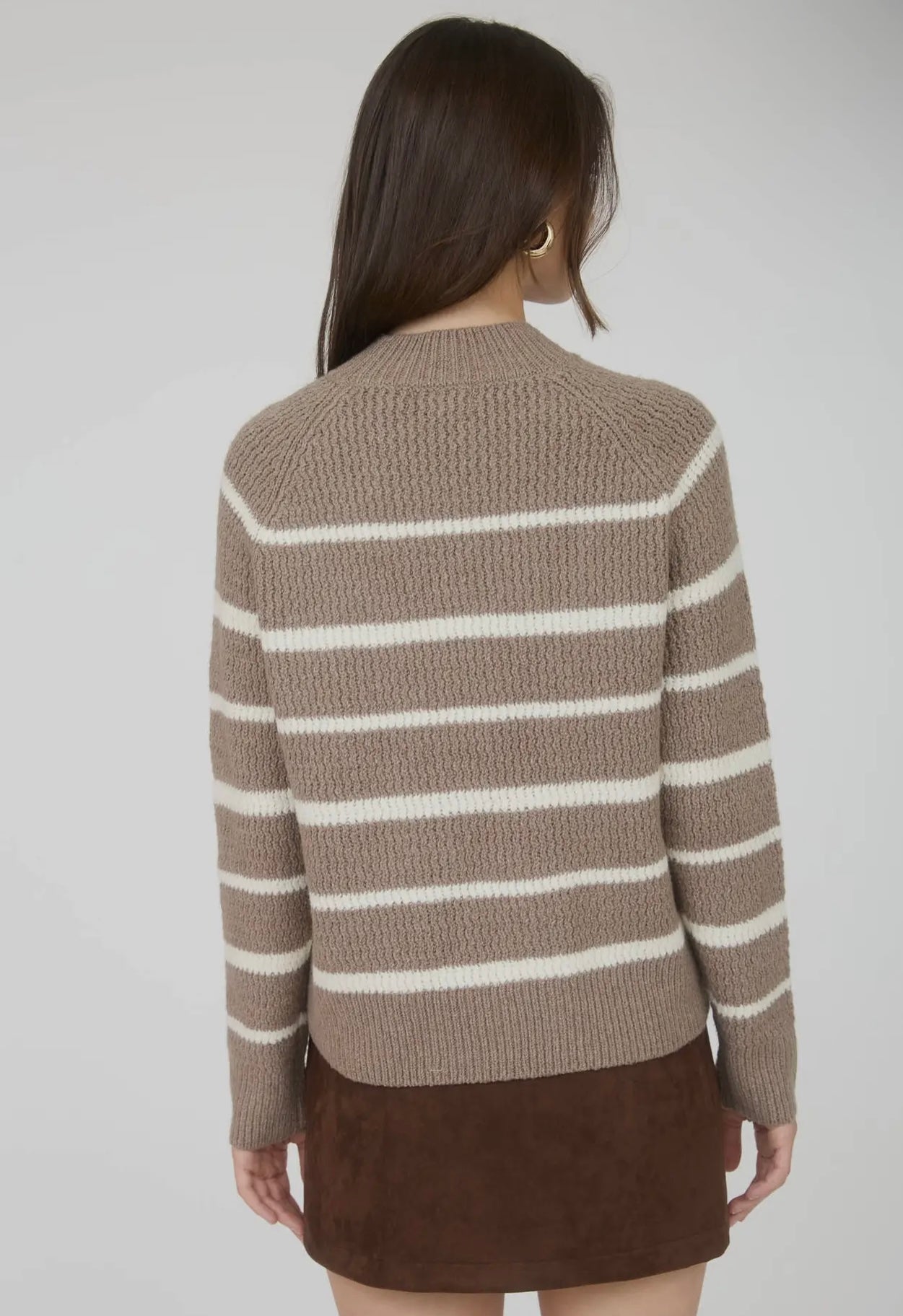 Taupe Stripe Sweater