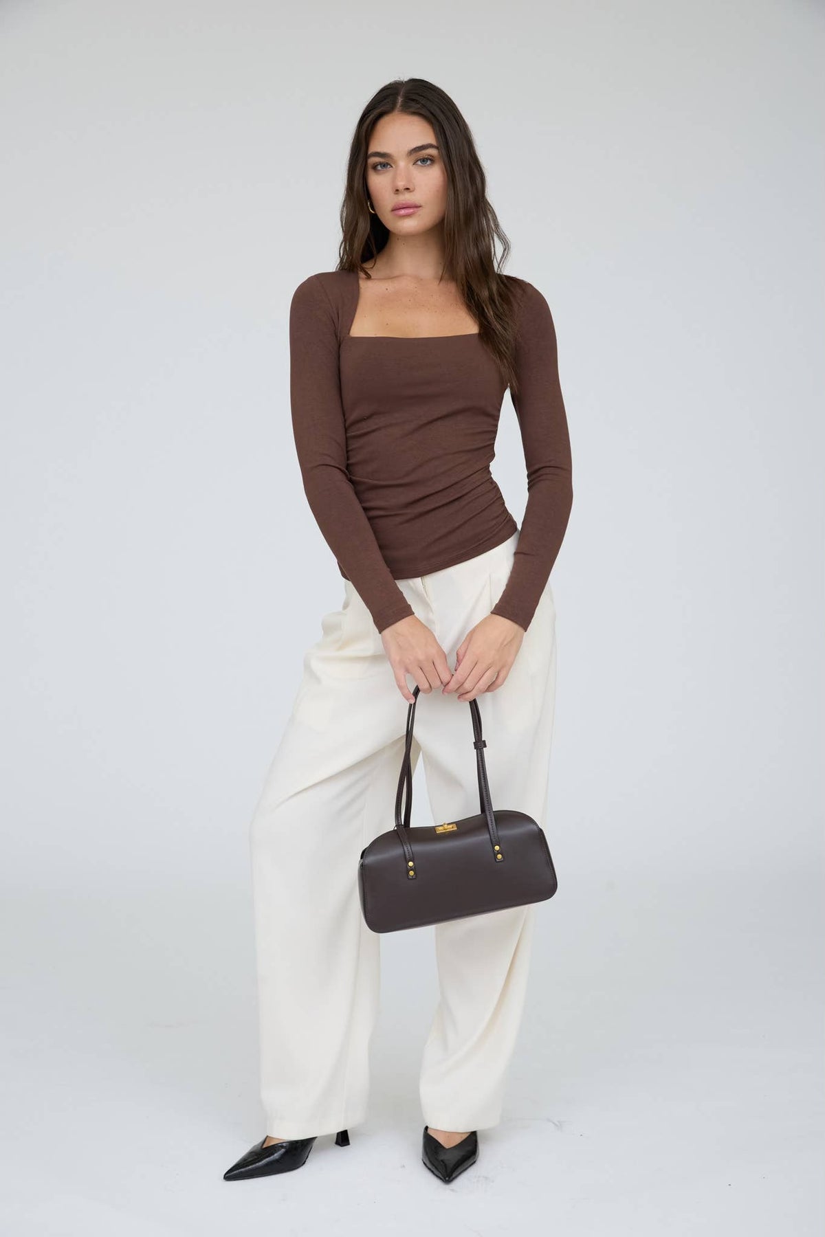 Demi Square Neck Top
