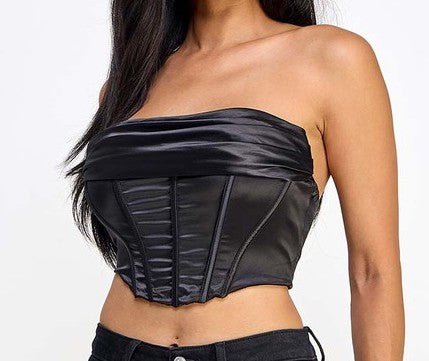 Vanessa Silky Corset - STYLISH BOUTIQUE TOP STYLISH BOUTIQUE